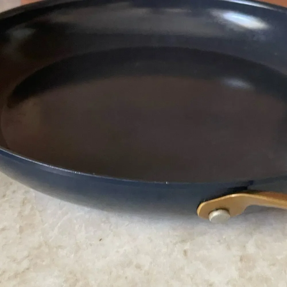 GreenPan Jewel midnite blue Non-Stick  Frying Pan with Gold Handle